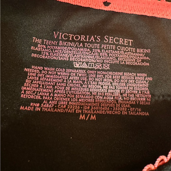 NWT Victorias Secret Lacey Mesh Bikini Bottom w/ Adjustable Side Straps - Picture 5 of 5